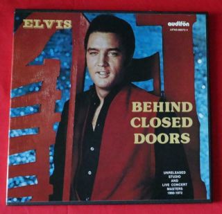 Elvis " Behind Closed Doors " 4 Lp Box Hours Of Unreleased Studio & Tracks M - /m
