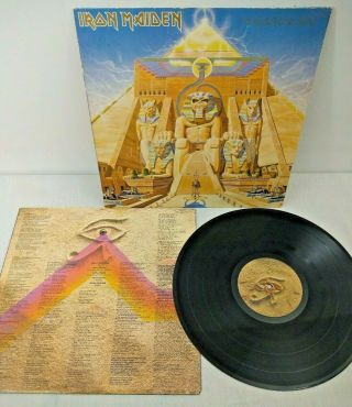 Iron Maiden - Powerslave - 1984 Eu 1st Press Vinyl Lp