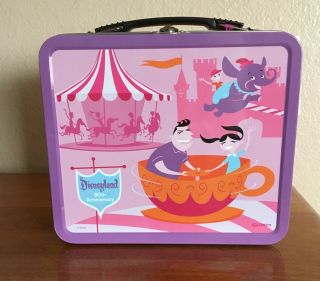 Shag Disneyland 50th Anniversary Limited Edition Metal Lunch Box With Tags