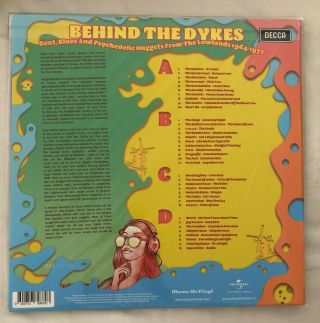 Behind the Dykes 2xLP yellow,  turquoise colored vinyl RSD 2020 2