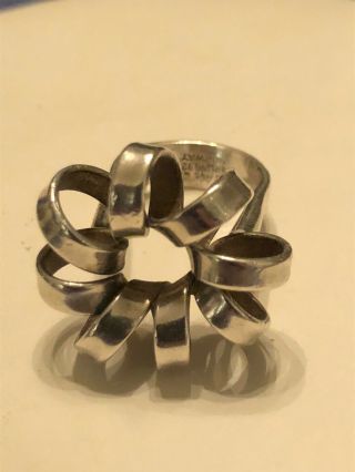 Rare Anna Greta Eker Sterling Silver Ring 