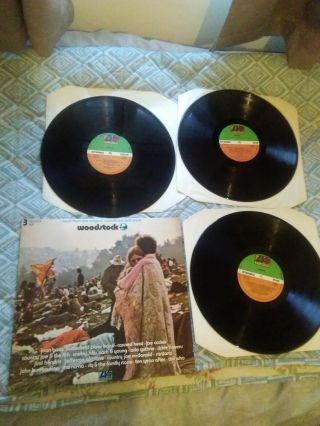 Woodstock - Music From K 60001 - Vinyl Lp - Uk 3 Lp Reissue Near