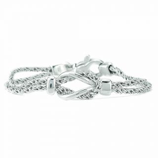 Tiffany & Co.  Love Knot Retired Bracelet Sterling Silver