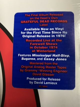 Grateful Dead - Steal Your Face - 2 LP Limited Edition Rocktober 3