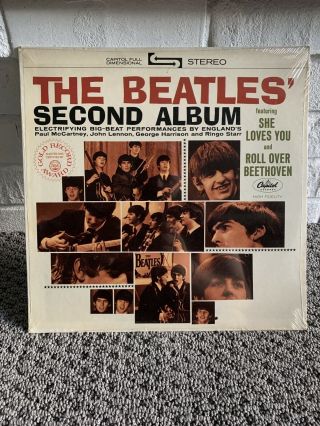 The Beatles Second Album Lp Vintage St 2080 Capitol Vinyl Stereo