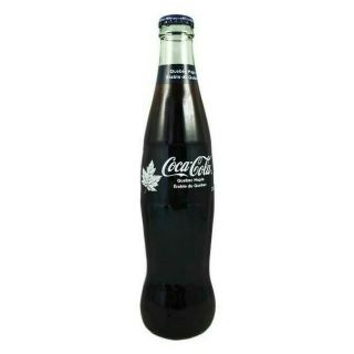 Coca Cola Maple syrup flavor bottle Quebec 12 oz 355ml glass full novelty canada 2
