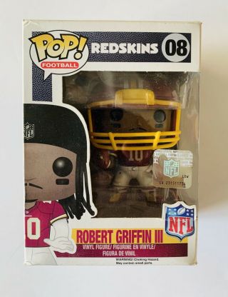 Funko Pop Robert Griffin Iii 08 Nfl Redskins