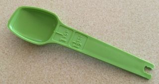 Vintage Tupperware Replacement Measuring Spoon 1 Tsp/1 1/2 Tsp Lime/apple Green