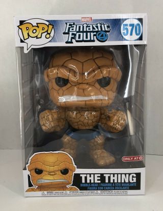 Funko Pop The Thing 10” Inch Target Exclusive Fantastic Four 570