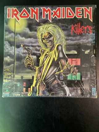 Iron Maiden Killers Lp Harvest St - 12141 In Shrink 1981