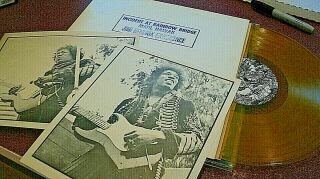 Jimi Hendrix Incident At Rainbow Bridge Maui Hawaii Lp Gold Vinyl 2 Photos Tmoq