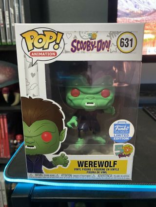 Funko Pop Werewolf Funko Shop Limited Edition Scooby - Doo