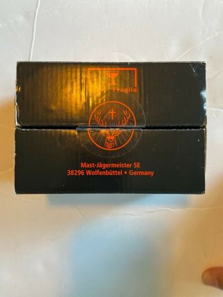 Limited: Set Of 6 Frosted Jagermeister Shot Glasses 1 Oz.  Glass Open Box