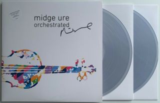 Midge Ure Orchestrated Hand Signed Autographed Double Clear Vinyl Album Ultravox