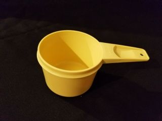 Vintage Tupperware Replacement 3/4 Cup Measuring Cup Harvest Yellow Euc