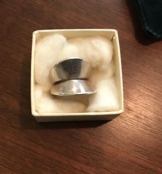 Vintage Georg Jensen Denmark Sterling Silver Ring Nanna Ditzel Size 6
