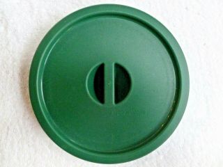 Tupperware One Touch Canister Coffee Filter Lid 2717 Dark Green