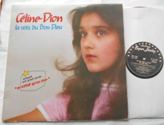 Canada Vg,  To Ex Celine Dion La Voix Du Bon Dieu Orig 1st Lp 1981 Etoiles