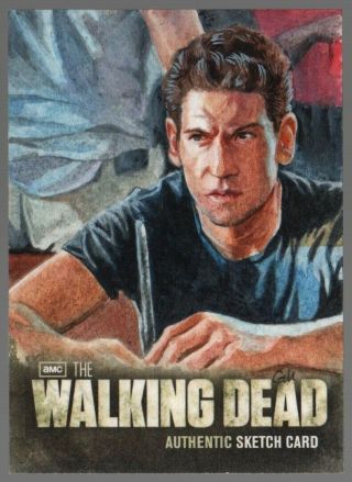 Cryptozoic The Walking Dead Season 2 Shane Walsh 1/1 Sketch Gabby Untermayerova