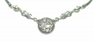 KALEVALA KORU KK Finland - Sterling Silver Necklace Sun Lion / Aurinkoleijona 2