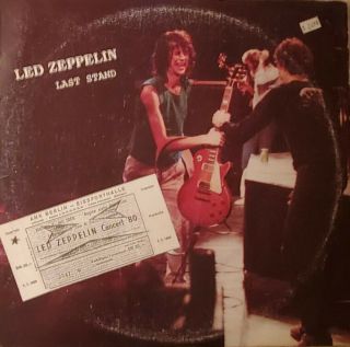 Led Zeppelin Bootleg Vinyl " Last Stand "