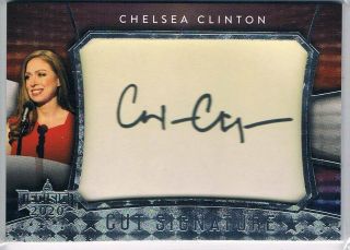 2020 Decision Chelsea Clinton Authentic Cut Signature Auto Autograph
