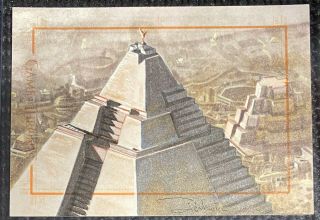 Game Of Thrones Season 4 Four Sketch Card David Desbois The Great Pyramid