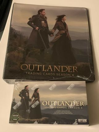 Outlander Season 4 Of Cards & Factory Card Binder With B1