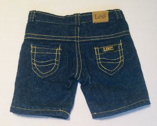 Denim Tagged Lee Jeans Made In Taiwan For 13 " Advertising Buddy Lee Doll