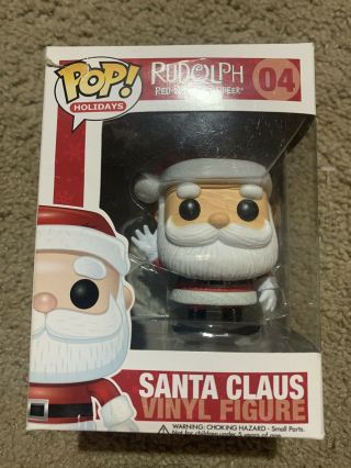 Funko Pop Rudolph The Red - Nosed Reindeer - Santa Claus 4 Rare & Vaulted