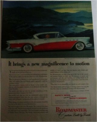 1957 Buick 2 Dr Ht Car Ad