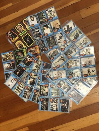 Star Wars Opc Series 1 Complete Set 66 Cards 11 Stickers 1977 Canadian