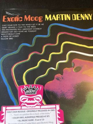 Rare 1500 Made Martin Denny Exotic Moog Rsd 2020 Audiophile Color Vinyl Lp Synth