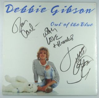 Debbie Gibson Out Of The Blue Lp 1987 Signed Promo Deborah
