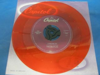 Record 7” Single The Beatles Love Me Do Red Jukebox Only 1389