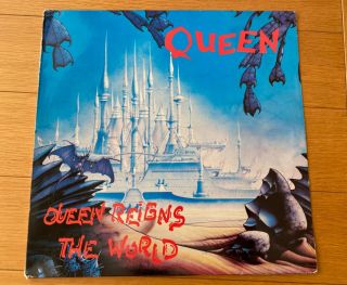Queen Reigns The World Double Vinyl Album Radio Recording 21.  6.  86