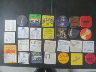27 Different Schweppes Mainly Australian Issue Collectable Coasters