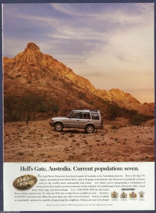 1997 Land Rover Discovery Advertisement,  Hell’s Gate Australia