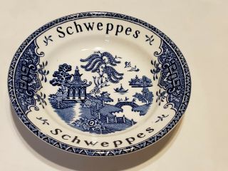 Schweppes Small Blue Willow Bowl Enoch Wedgwood Tunstall Ltd England