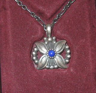 Vintage Georg Jensen 1998 Sterling Silver Pendant Of The Year