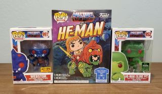 He - Man Funko Pop Combo Three Hard To Find Pops All In One Must Have