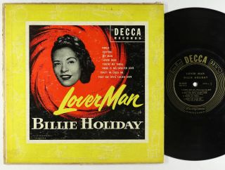 Billie Holiday - Lover Man 10 " - Decca - Dl 5345 Mono Dg