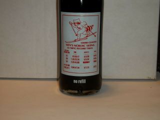 10 Oz Coca Cola Commemorative Bottle - 1980 Olympics Men 