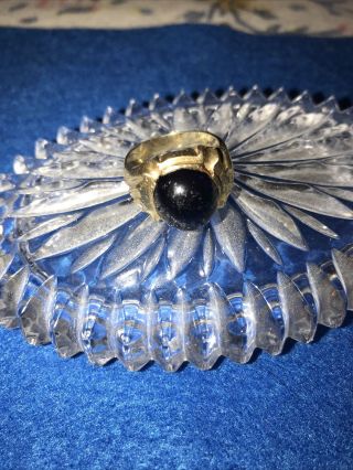 Vintage 14k Gold Man’s Ring With Lapis Stone