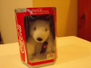 1993 Coca Cola Plush Bear Play By Play Mib