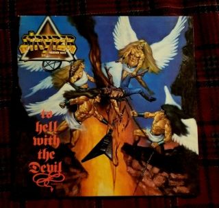 Stryper To Hell With The Devil Lp 1986 Release Cover With Merch Forms