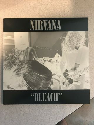 Nirvana Bleach Reissue,  Live Lp Record Vinyl 2009 Subpop 98787 - 08341 White Book