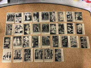 1966 3 Three Stooges Complete 66 Card Set Fleer Rare