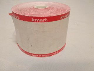 Kmart Retail Store Cash Register Receipt Paper Roll