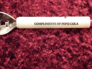 Vintage Advertisement Pepsi Bottle/Can Opener - COMPLIMENTS OF PEPSI COLA 2